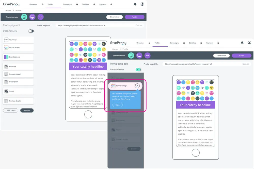 Reusable components supporting rapid campaign creation