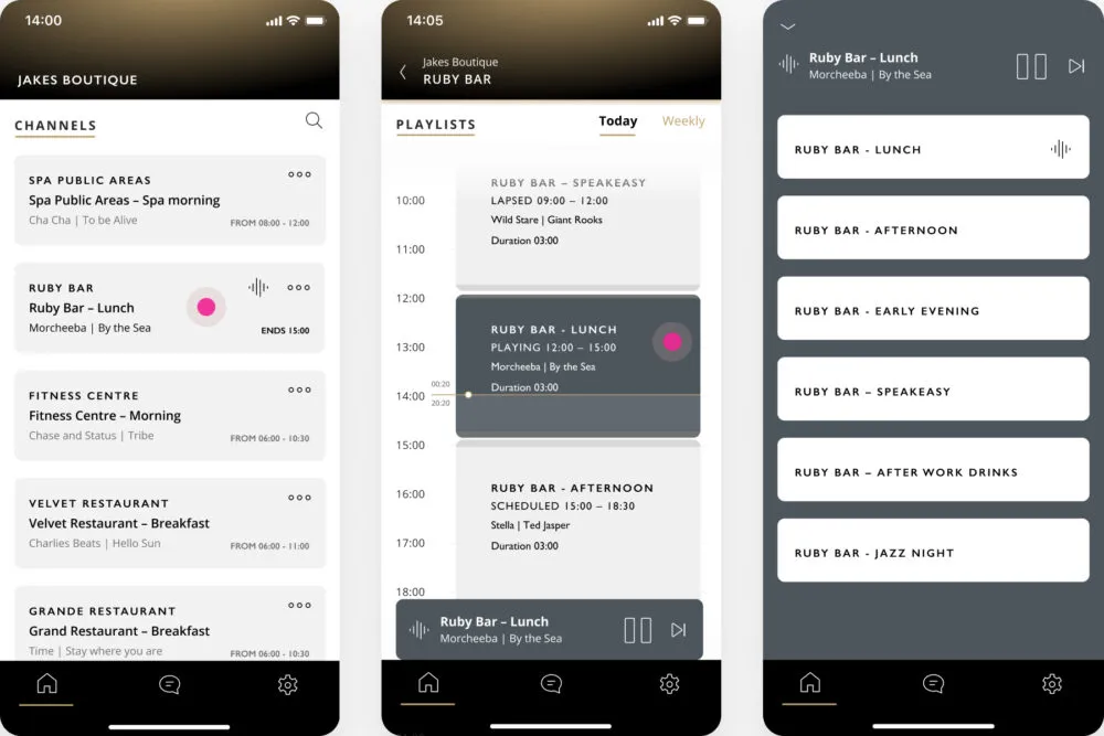 Request and playlist management experience