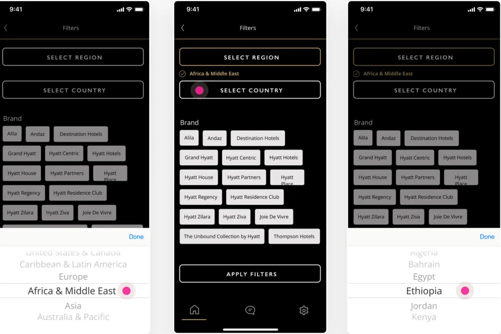 Multi-venue music request and selection interface