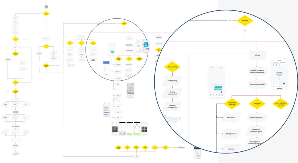 Mapping complex patient support and treatment journeys