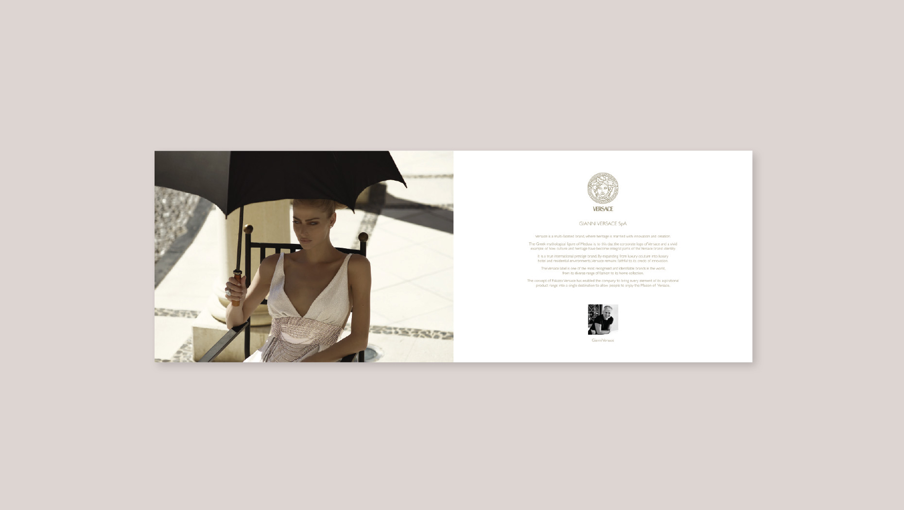 Versace campaign design one